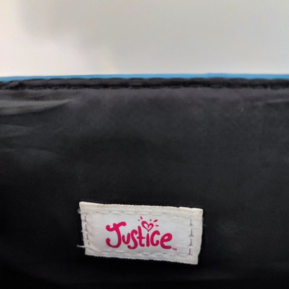 Justice crossbody purse / bag  black with tassel - Picture 5 of 6